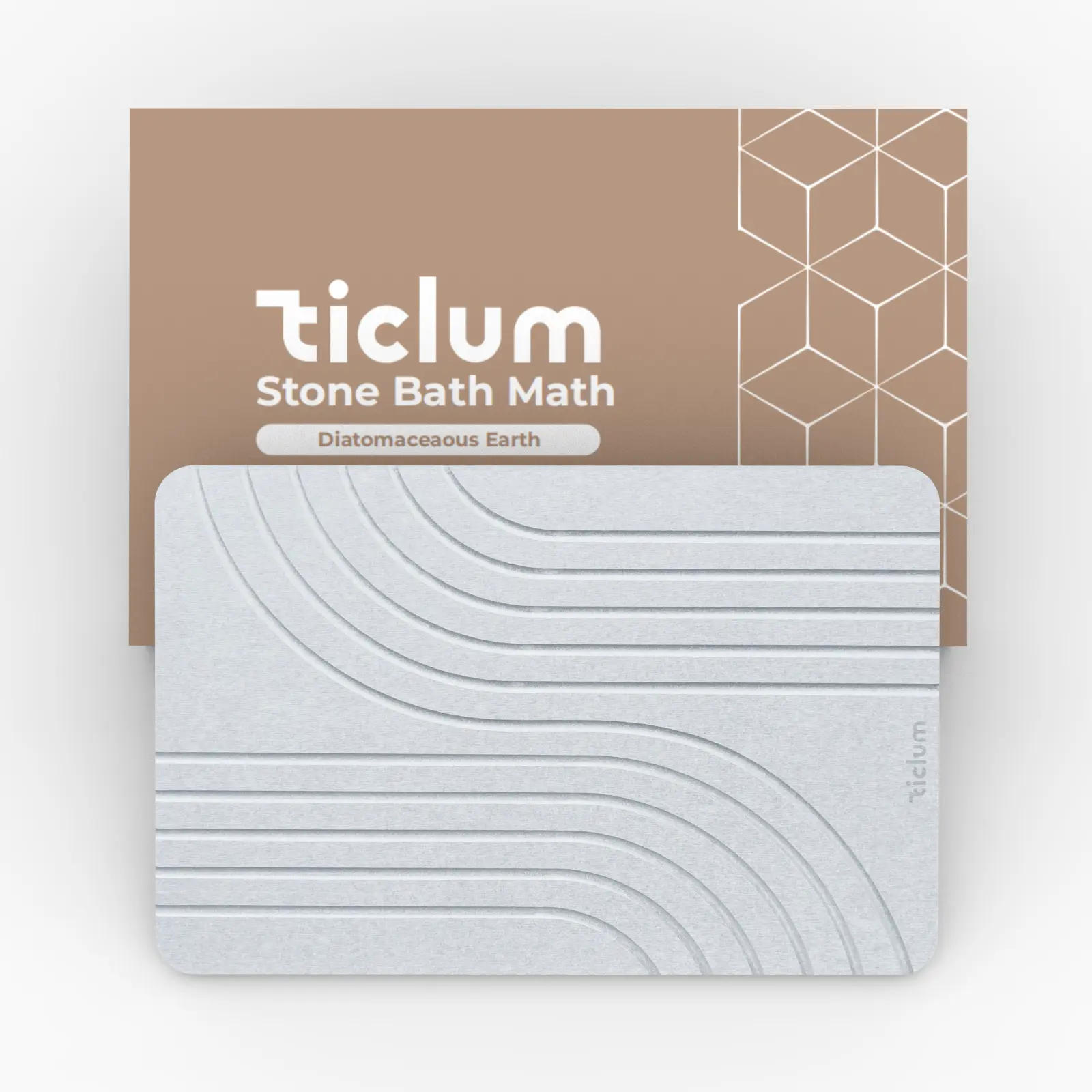 Alfombra de Diatomita Gris Claro