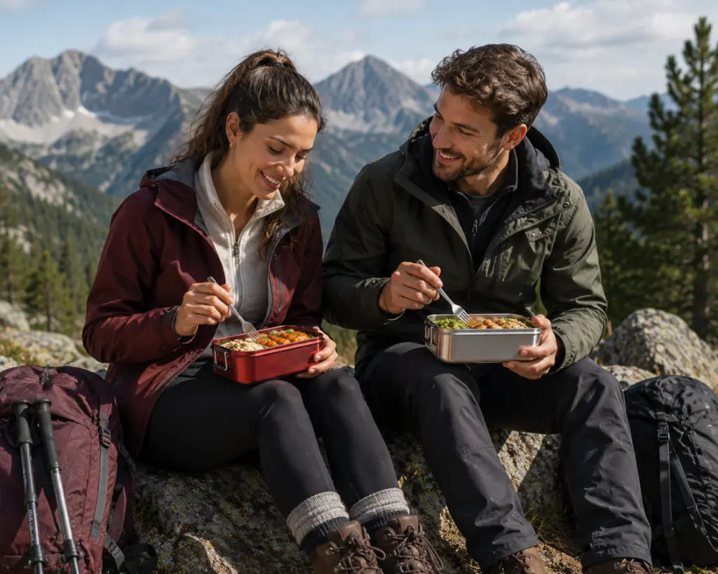 pareja_fiambrera gris y roja2.webp