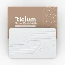 Alfombra de bany de diatomita blanca · Assecament ràpid i antilliscant