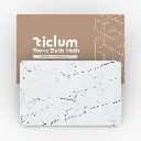 Alfombra de bany de diatomita efecte marbre · Assecament ràpid i antilliscant